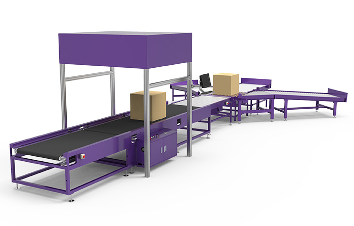 掃碼稱重量方一體機：重量體積一掃即知！